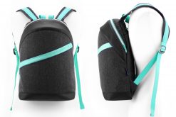 Rucksack Roana schwarz mint Hansedelli