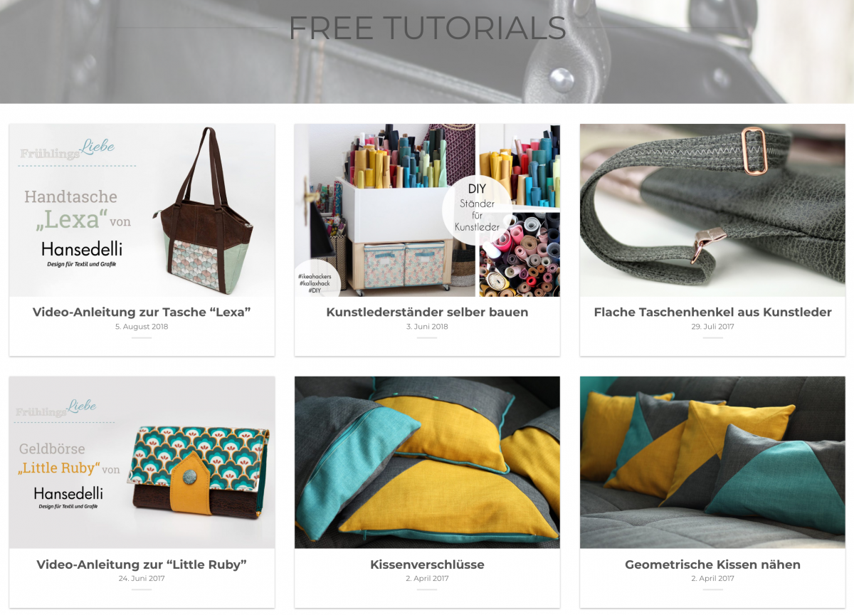 Free_Tutorials_Hansedelli_Website