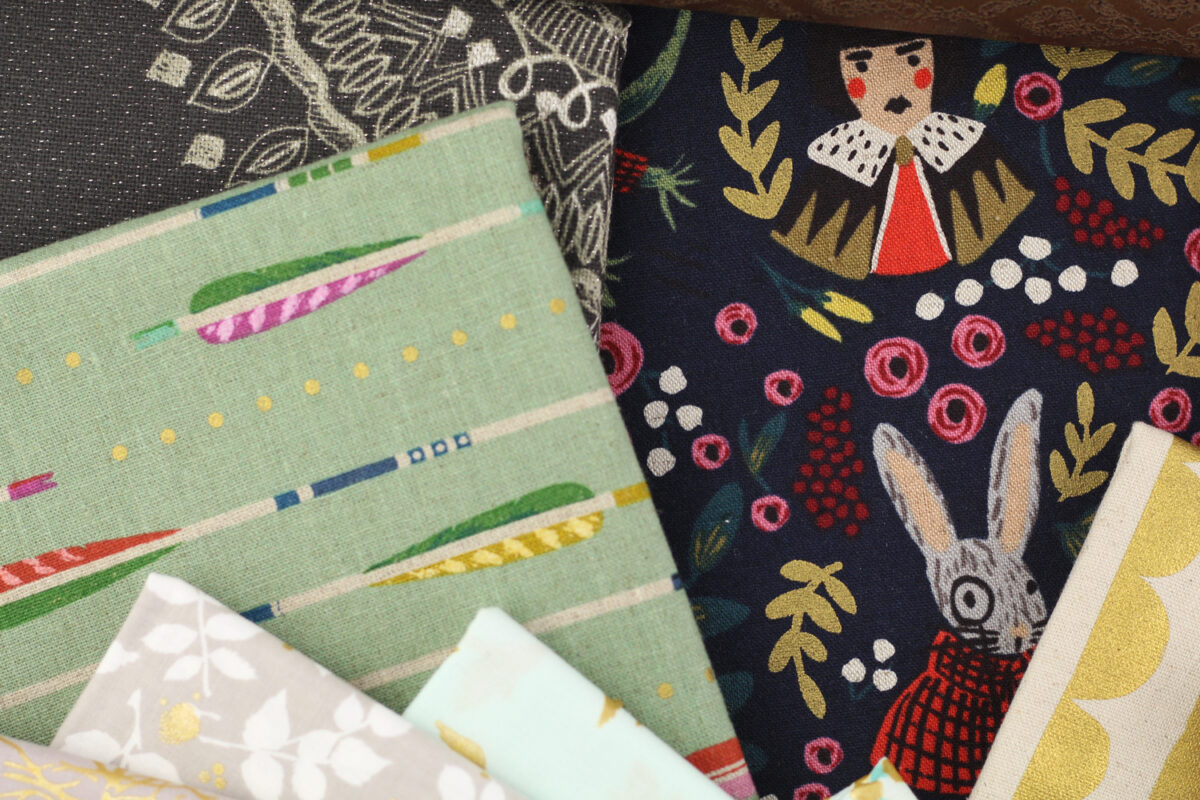 Alice Canvas gold Pfeile Cotton & Steel